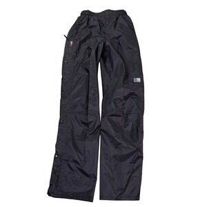 Karrimor WTX Waterproof Trousers Women Size 4 Black Hiking Gorpcore Rain Pants